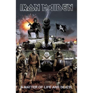 Iron Maiden - A Matter Of Life And Death Textile Poste i gruppen MERCHANDISE / Merch / Metal hos Bengans Skivbutik AB (5538715)