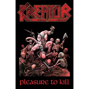 Kreator - Pleasure To Kill Textile Poster i gruppen MERCHANDISE / Merch / Metal hos Bengans Skivbutik AB (5538724)