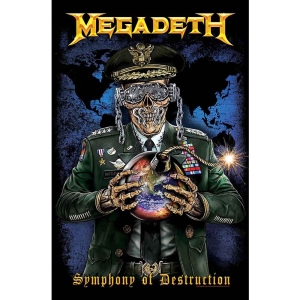 Megadeth - Symphony Of Destruction Textile Poster i gruppen MERCHANDISE / Merch / Metal hos Bengans Skivbutik AB (5538733)