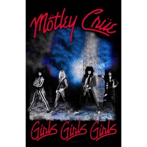 Motley Crue - Girls, Girls, Girls Textile Poster i gruppen MERCHANDISE / Merch / Metal hos Bengans Skivbutik AB (5538742)