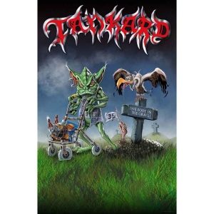 Tankard - One Foot In The Grave Textile Poster i gruppen MERCHANDISE / Merch / Metal hos Bengans Skivbutik AB (5538770)