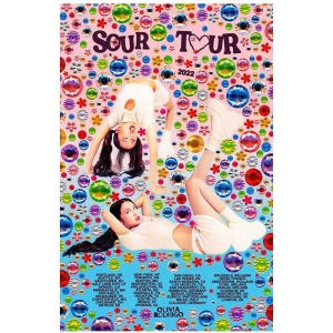 Olivia Rodrigo - Sour Tour Poster i gruppen MERCHANDISE / Merch / Pop-Rock hos Bengans Skivbutik AB (5538819)