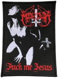 Marduk - Patch Fuck Me Jesus (12 X 8,8 Cm) i gruppen MERCHANDISE / Accessoarer / Metal hos Bengans Skivbutik AB (5538891)