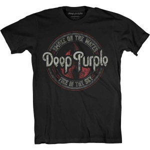 Deep Purple - Smoke Circle Uni Bl i gruppen MERCHANDISE / T-shirt / Metal hos Bengans Skivbutik AB (5539449r)