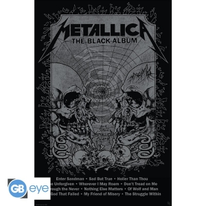 Metallica - Poster Maxi Black Album i gruppen MERCHANDISE / Merch / Metal hos Bengans Skivbutik AB (5540273)