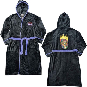 Biggie Smalls - Crown Uni Bl Bath Robe: i gruppen MERCHANDISE / Merch / Hip Hop-Rap hos Bengans Skivbutik AB (5540794r)