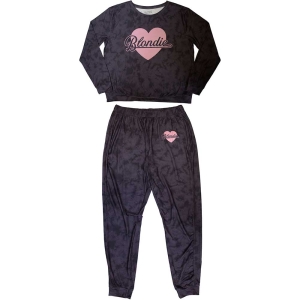 Blondie - Heart Of Glass Lady Purp Pyjamas: i gruppen MERCHANDISE / Merch / Pop-Rock hos Bengans Skivbutik AB (5540902r)