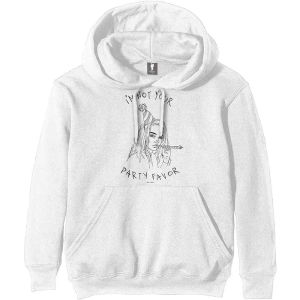 Billie Eilish - Party Favor Uni Wht Hood:1Xl i gruppen MERCHANDISE / Hoodies / Pop-Rock hos Bengans Skivbutik AB (5541006r)