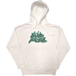 Billie Eilish - Graffiti Logo Uni Wht Hood:  S i gruppen MERCHANDISE / Hoodies / Pop-Rock hos Bengans Skivbutik AB (5541015r)