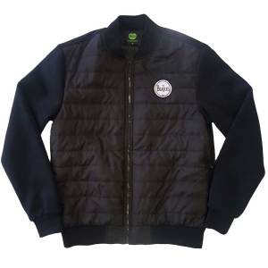 The Beatles - Drum Logo Uni Bl Quilted Jacket:  i gruppen MERCHANDISE / Merch / Pop-Rock hos Bengans Skivbutik AB (5541230r)