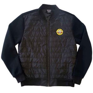 Guns N Roses - Classic Logo Uni Bl Quilted Jacket: i gruppen MERCHANDISE / Merch / Metal hos Bengans Skivbutik AB (5541240r)