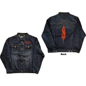 Slipknot - Tribal Logo Uni Denim Jacket: i gruppen MERCHANDISE / Merch / Metal hos Bengans Skivbutik AB (5541259r)