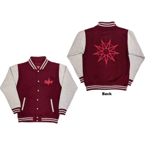 Slipknot - 9-Point Star Uni Maroon/Grey Vj: i gruppen MERCHANDISE / Merch / Metal hos Bengans Skivbutik AB (5541262r)