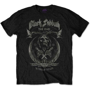 Black Sabbath - The End Mushroom Cloud Uni Bl    S i gruppen MERCHANDISE / T-shirt / Metal hos Bengans Skivbutik AB (5541507r)