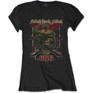 Black Sabbath - Bloody Sabbath 666 Lady Bl    S i gruppen MERCHANDISE / T-shirt / Metal hos Bengans Skivbutik AB (5541511r)