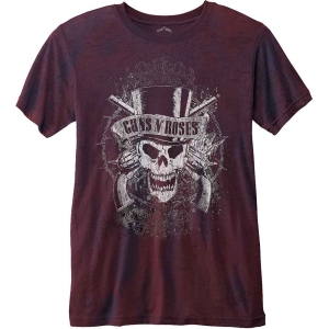 Guns N Roses - Faded Skull Bo Uni Navy/Red    S i gruppen MERCHANDISE / T-shirt / Metal hos Bengans Skivbutik AB (5541708)