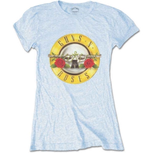 Guns N Roses - Classic Bullet Logo Skinny Lady Blue  1X i gruppen MERCHANDISE / T-shirt / Metal hos Bengans Skivbutik AB (5542030)