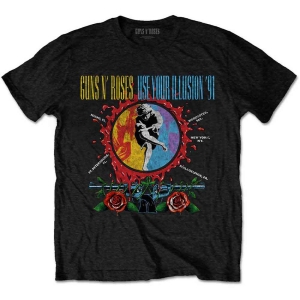 Guns N Roses - Uyi Circle Splat Uni Bl  2Xl i gruppen MERCHANDISE / T-shirt / Metal hos Bengans Skivbutik AB (5542070)