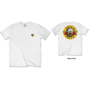 Guns N Roses - F&B Packaged Classic Logo Uni Wht    S i gruppen MERCHANDISE / T-shirt / Metal hos Bengans Skivbutik AB (5542209r)