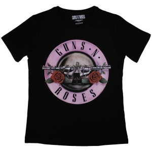 Guns N Roses - Classic Logo Lady Bl    S i gruppen MERCHANDISE / T-shirt / Metal hos Bengans Skivbutik AB (5542222r)