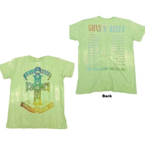 Guns N Roses - Gradient Uyi Tour Uni Green Dip-Dye    S i gruppen MERCHANDISE / T-shirt / Metal hos Bengans Skivbutik AB (5542235r)