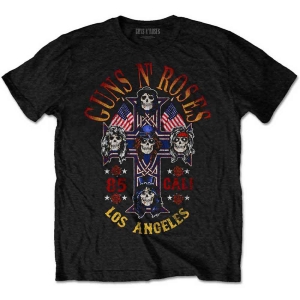 Guns N Roses - Cali '85 Uni Bl    S i gruppen MERCHANDISE / T-shirt / Metal hos Bengans Skivbutik AB (5542244r)