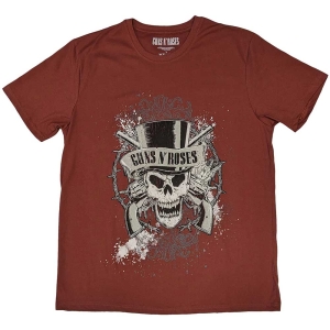 Guns N Roses - Faded Skull Uni Red    S i gruppen MERCHANDISE / T-shirt / Metal hos Bengans Skivbutik AB (5542259r)