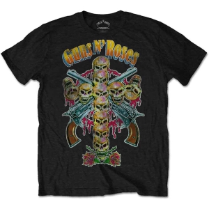 Guns N Roses - Skull Cross 80S Uni Bl    S i gruppen MERCHANDISE / T-shirt / Metal hos Bengans Skivbutik AB (5542262r)