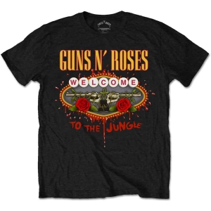 Guns N Roses - Welcome To The Jungle Lv Uni Bl    S i gruppen MERCHANDISE / T-shirt / Metal hos Bengans Skivbutik AB (5542272r)