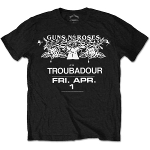 Guns N Roses - Troubadour Flyer Uni Bl    S i gruppen MERCHANDISE / T-shirt / Metal hos Bengans Skivbutik AB (5542274r)