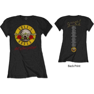 Guns N Roses - Not In This Lifetime Tour Lady Bl    S i gruppen MERCHANDISE / T-shirt / Metal hos Bengans Skivbutik AB (5542276r)