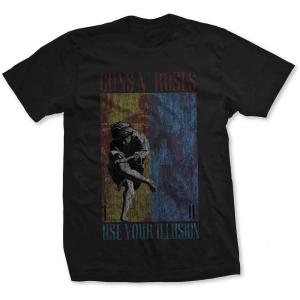 Guns N Roses - Use Your Illusion Uni Bl    S i gruppen MERCHANDISE / T-shirt / Metal hos Bengans Skivbutik AB (5542291r)