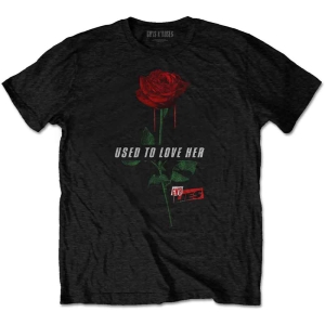 Guns N Roses - Used To Love Her Rose Uni Bl    S i gruppen MERCHANDISE / T-shirt / Metal hos Bengans Skivbutik AB (5542293r)