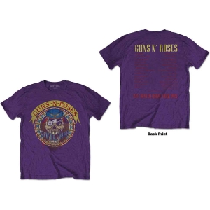 Guns N Roses - Skull Circle Uni Purp    L i gruppen MERCHANDISE / T-shirt / Metal hos Bengans Skivbutik AB (5542303r)