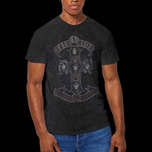 Guns N Roses - Monochrome Cross Uni Bl Dip-Dye    S i gruppen MERCHANDISE / T-shirt / Metal hos Bengans Skivbutik AB (5542311r)