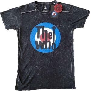 The Who - Target Logo Snow Wash Uni Bl  2Xl i gruppen MERCHANDISE / T-shirt / Pop-Rock hos Bengans Skivbutik AB (5542370)