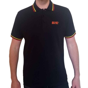 Ac/Dc - Classic Logo Uni Bl Piké: i gruppen MERCH / Minsishops-merch / Ac/Dc hos Bengans Skivbutik AB (5542807r)