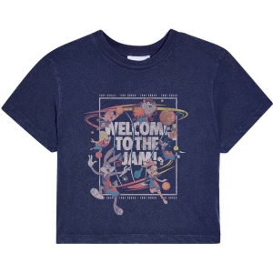 Space Jam 2 - Welcome To The Jam Lady Navy Crop Top: i gruppen Merchandise hos Bengans Skivbutik AB (5543182r)