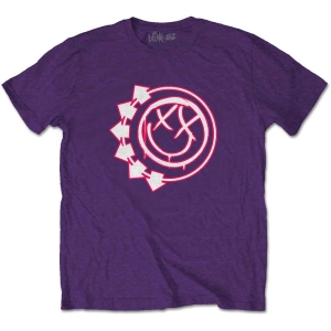 Blink-182 - Six Arrow Smile Uni Purp i gruppen MERCHANDISE / T-shirt / Pop-Rock hos Bengans Skivbutik AB (5543877r)