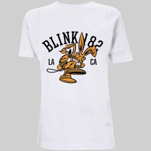 Blink-182 - College Mascot Uni Wht i gruppen MERCHANDISE / T-shirt / Pop-Rock hos Bengans Skivbutik AB (5543884r)