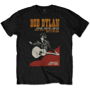 Bob Dylan - Sweet Marie Uni Bl i gruppen MERCHANDISE / T-shirt / Pop-Rock hos Bengans Skivbutik AB (5543905r)