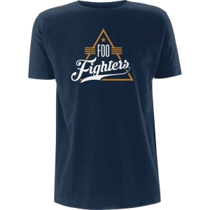 Foo Fighters - Triangle Uni Navy i gruppen MERCHANDISE / T-shirt / Pop-Rock hos Bengans Skivbutik AB (5543942r)