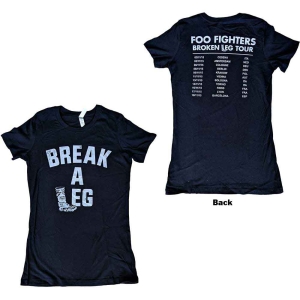 Foo Fighters - Break A Leg Lady Bl i gruppen MERCHANDISE / T-shirt / Pop-Rock hos Bengans Skivbutik AB (5543956r)