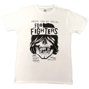 Foo Fighters - Roxy Flyer Uni Wht i gruppen MERCHANDISE / T-shirt / Pop-Rock hos Bengans Skivbutik AB (5543962r)