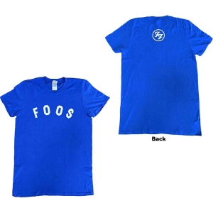 Foo Fighters - Foos Logo Uni Blue i gruppen MERCHANDISE / T-shirt / Pop-Rock hos Bengans Skivbutik AB (5543977r)