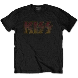 Kiss - Vtge Classic Logo Uni Bl i gruppen MERCHANDISE / T-shirt / Metal hos Bengans Skivbutik AB (5544146)