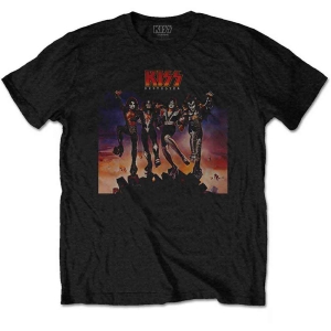 Kiss - Destroyer Uni Bl T-Shirt i gruppen MERCHANDISE / T-shirt / Metal hos Bengans Skivbutik AB (5544147)