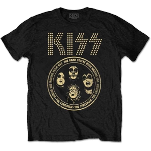 Kiss - Band Circle Uni Bl i gruppen MERCHANDISE / T-shirt / Metal hos Bengans Skivbutik AB (5544559)