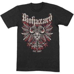 Biohazard - Biohazard Crest Uni Bl i gruppen MERCHANDISE / T-shirt / Metal hos Bengans Skivbutik AB (5544794r)