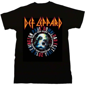 Def Leppard - Download Fest 2019 Uni Bl i gruppen MERCHANDISE / T-shirt / Metal hos Bengans Skivbutik AB (5544811r)